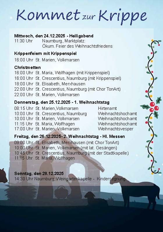 Weihnachtsgottesdienste